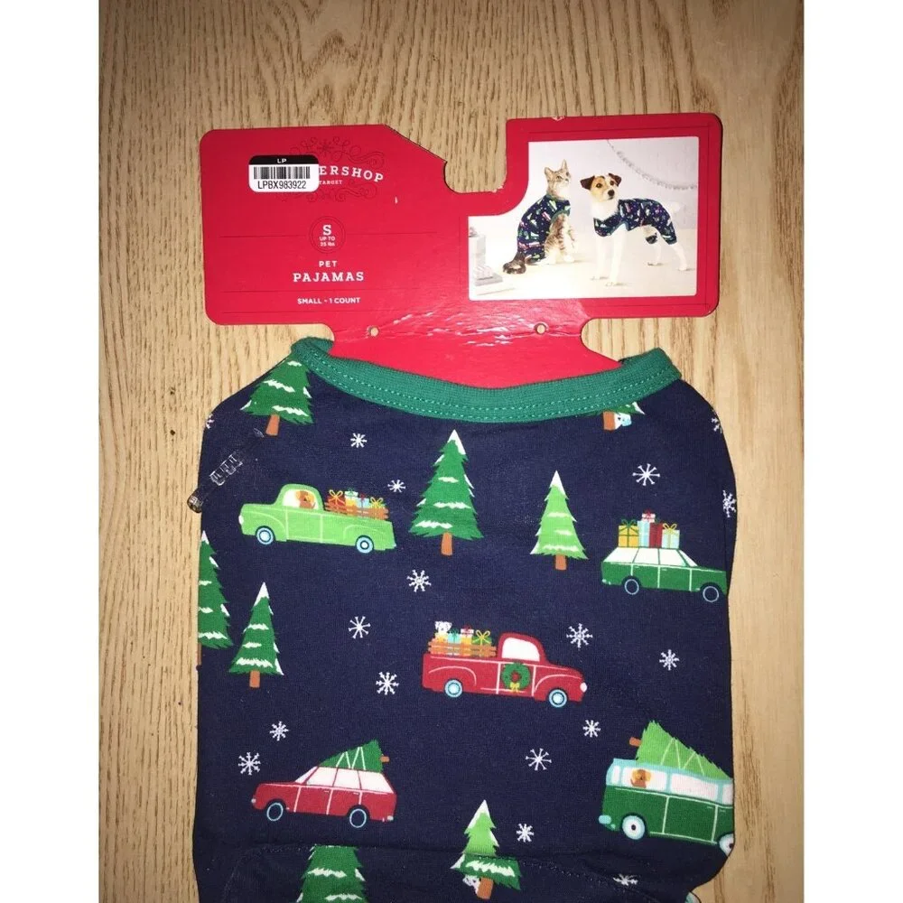 New Doggie Christmas Pajamas or Onesie Outfit Size Small Up To 25lbs 12